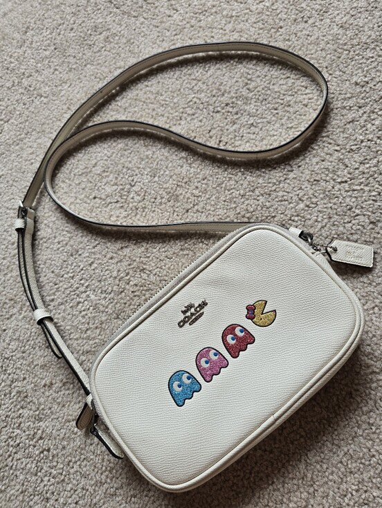 Coach Handbags - COACH CROSSBODY POUCH WITH MS. PAC-MAN ANIMATION F75599